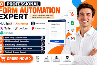 automate hubspot form alchemer forminator tally form jotform formspree surveyjs