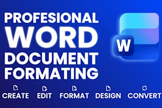 professionally format and redesign your word document