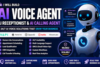 build ai voice agent, vapi ai caller, retell ai receptionist, ai automation