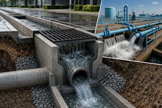 do drainage design, plumbing, water supply, and hydraulic flow