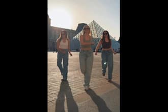 do viral tiktok dance video, group dance challenge, tik tok choreography dancer