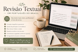proofread and edit your brazilian portuguese text
