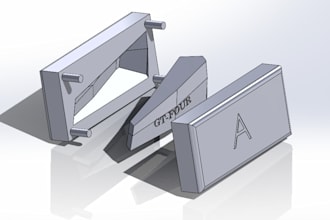 design your 3d model in solidworks