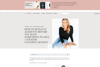 customize showit website redesign showit template