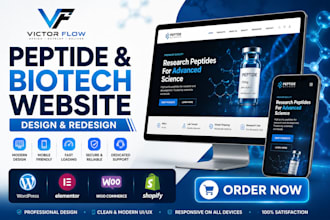 build fda complaint peptide website, research peptide, biotech website