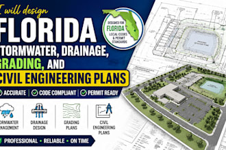 design florida stormwater, drainage, grading, and civil engineering plans