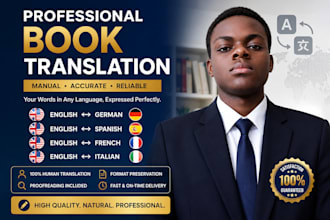 professionally translate your book into multiple languages