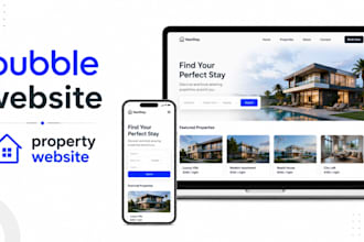 build nocode bubble web app website construction website bubbleio mobile app