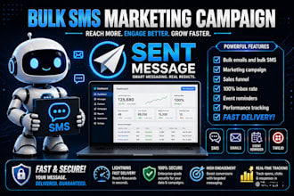 send bulk SMS marketing campaign, text message or bulk sms and email blast