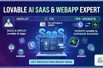 deploy lovable ai saas dev webapp, fix lovable app, migrate lovable to supabase