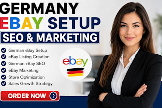 do german ebay setup, ebay listing, german ebay seo, german ebay marketing