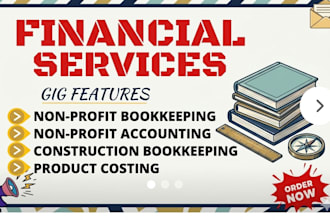do nonprofit bookkeeping, fund accounting and financial reporting