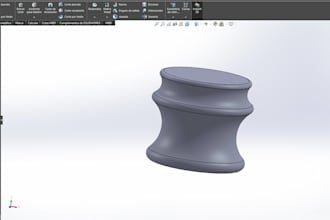 design your 3d model in solidworks