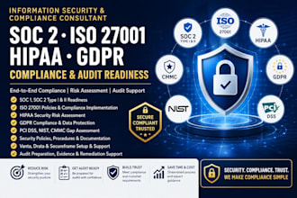 prepare soc 1, soc 2, iso 27001, hipaa, gdpr audit readiness for saas startups