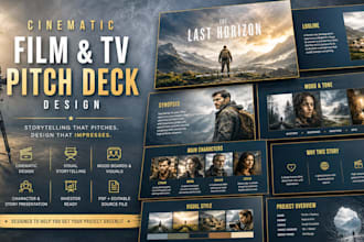 create video pitch deck film TV show media movie budget pitch deck presentation