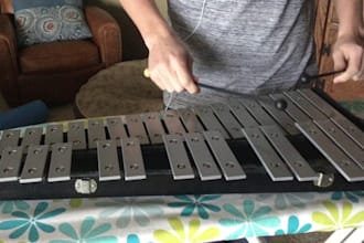 record professional marimba, vibraphone, xylophone, steel pan, percussion track