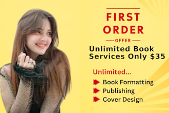 do book formatting and layout design for print and kindle