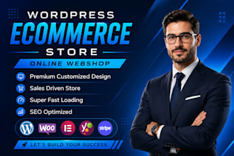build ecommerce online store webshop woocommerce shopify wordpress website