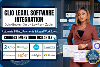 connect clio with quickbooks xero lawpay payments and zapier sync