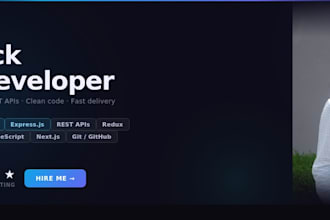 build a modern react js website, landing page, or saas frontend
