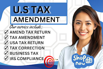 do tax amendment, amend US tax, fix irs errors, tax extension