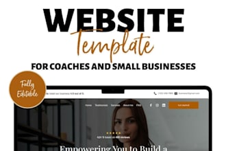 design a high converting wix landing page for coaches and businesses