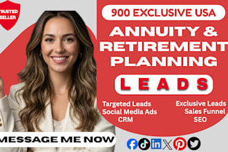 900 usa annuity leads, retirement planning leads, annuity leads via google ads
