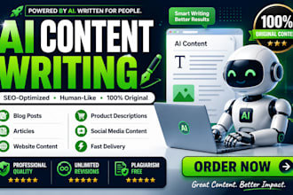 be your SEO article writer and blog content writer