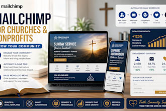 setup mailchimp for churches nonprofits automation and campaigns email marketing