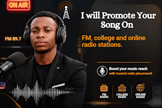 promote your song on fm, college and online radio stations