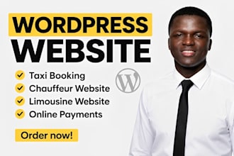 create taxi booking website chauffeur limousine airport transfer booking system