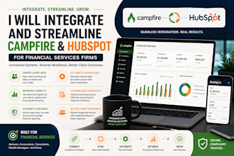 integrate and streamline campfire and hubspot for financial service firms