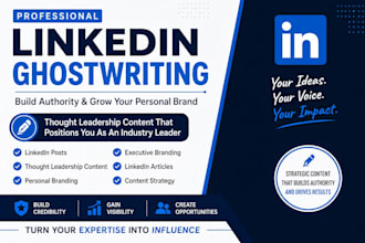 be your linkedin ghostwriter for thought leadership content