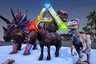 create a custom paint job for ark survival ascended