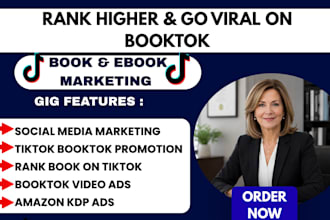 promote your book on tiktok booktok viral booktok promotion for book sales