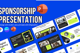 design sponsorship deck sponsorship proposal for business event startup deck