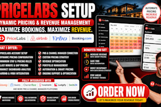 pricelabs setup, dynamic pricing, revenue management for airbnb and vrbo