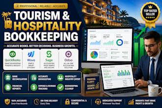 manage tourism and hospitality bookkeeping using wave quickbooks sage  odoo