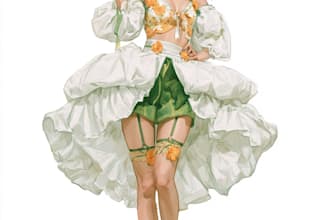 create fashion sketches and dress illustrations
