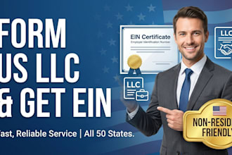 form US llc register llc and get ein for non residents
