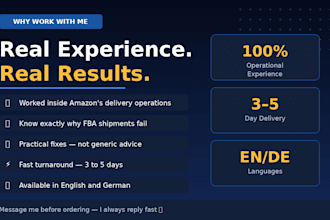 audit your amazon fba shipments, returns, and delivery performance