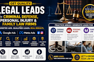 generate criminal defense leads personal injury leads family law firm leads