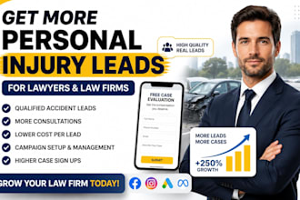 generate personal injury lawyer, accident attorney and injury leads with ads