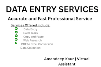 be your professional virtual assistant for admin tasks