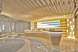 design 3d hotel, resort, commercial building and luxury villa exterior rendering