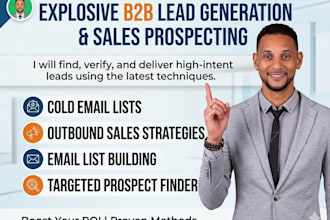 build cold email list for outbound sales b2b lead generation