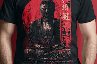 do japanese t shirt design
