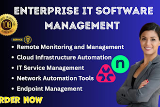 setup crm enterprise IT management software via ninjaone atera servicenow
