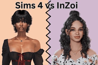create custom content for the sims 4 cc with inzoi