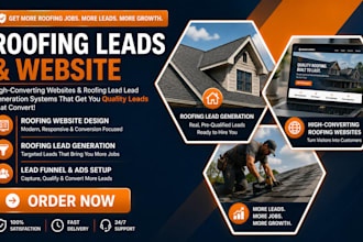 roofing leads solar hvac construction roofing landing page handyman leads